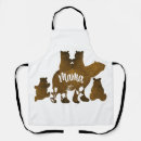 Search for the bear aprons For her