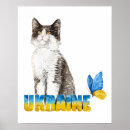 Recherche de drapeau ukrainien posters Bleu et jaune