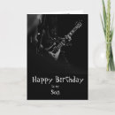 Search for musical birthday cards Rock and roll