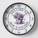 Search for pink kitchen clocks Vintage