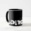 Search for black and white london mugs City