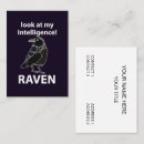 Search for raven business cards Professional