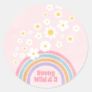 Search for rainbow retro stickers Daisies