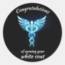 Recherche de caducée autocollants Bleu