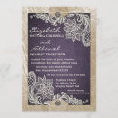 Search for leather and lace invitations Elegant