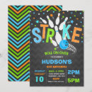 Search for ten birthday invitations Bowling