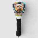 Search for yorkie golf head covers Dog