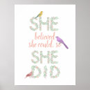 Recherche de lettre florale posters Rose