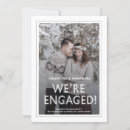 Search for were engaged invitations Typography