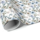 Search for dusty blue wedding wrapping paper Watercolor