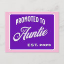 Search for aunt to be postcards Pregnancy reveal