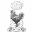 Recherche de poulet vintage autocollants Animal de ferme