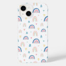 Search for cute hearts pattern iphone cases Rainbow