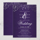 Search for plum and silver wedding invitations Trendy