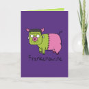 Recherche de frankenstein vœux cartes Blanc