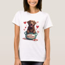Recherche de brun chocolat tshirts Labrador