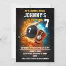 Search for baseball game invitations Boy
