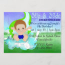 Search for waterslide party invitations Boy