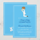 Search for holy rosary invitations Blue