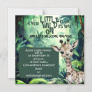 Search for baby shower invitation magnets Wild one