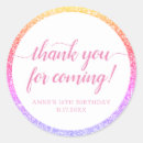 Search for glitter rainbow stickers Birthday