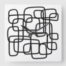 Recherche de linéaire horloges Noir et blanc