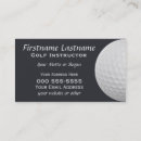 Search for golf caddy business cards Instructor