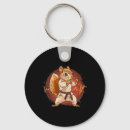 Search for combat sport round keychains Kickboxing girls