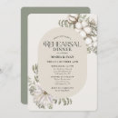 Search for winter rehearsal dinner invitations Elegant