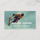Search for skateboarding business cards Professional