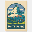 Recherche de souvenir suisse magnets Montagne