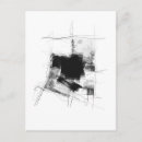 Search for black and white abstract art postcards Modern
