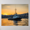 Recherche de remorqueur posters Coucher du soleil