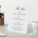 Search for bar menu drinks wedding signs Simple