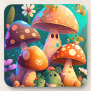 Recherche de champignons dessous de verres Pour enfants