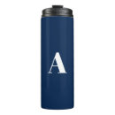 Search for navy blue and white mugs Monogrammed
