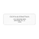 Search for text return address labels Minimalist