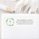 Search for wreath return address labels Greenery