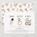 Recherche de rattle baby shower invitations Biberon