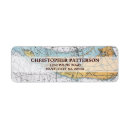 Search for map return address labels Illustration