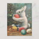 Recherche de oeufs de pâques cartes postales Lapin