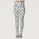 Search for black cat paw prints leggings Black and white