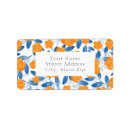 Search for orange poppy return address labels Flowers
