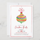 Search for colourful christmas invitations Watercolor