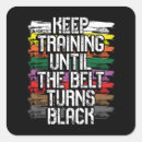 Search for black train stickers Taekwondo