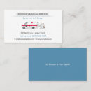 Recherche de ambulances cartes visite Services médicaux d'urgence