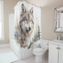 Search for wolf shower curtains Animal