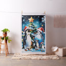 Search for cute penguin fabric Festive