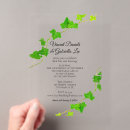 Search for ivy wedding invitations Botanical