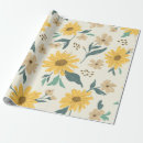 Search for daisy print wrapping paper Yellow